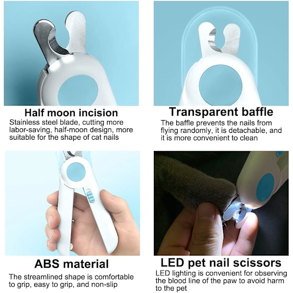 Hundsax med ljus och nagelfil