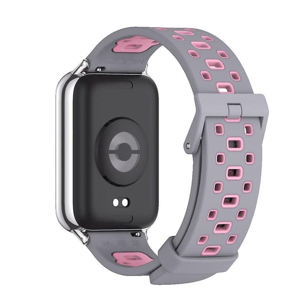 Fyrkantet hul silikonebånd til Xiaomi Mi Band 8 Pro