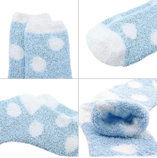 Damestrømper Bløde fluffy sokker Varme fleece sokker Vintergave sokker