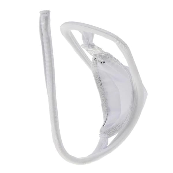 Herr Åpen Gren C-string Truser Underbukser Usynlig Undertøy Bikini Stringtruse Lingerie-Perfet Hvit_tfrf Hvit White