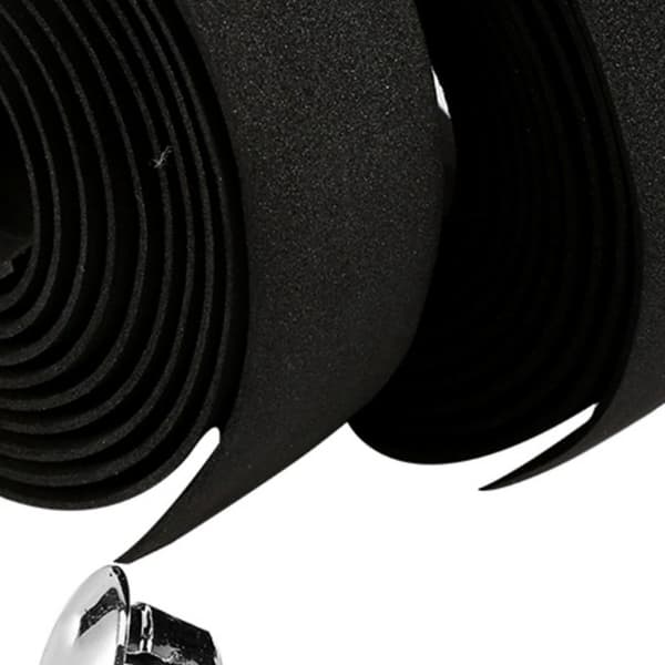 2PCS Bicycle Handlebar Tape Non-slip Shock Absorbing Durable Black Bike Handlebar Wrap