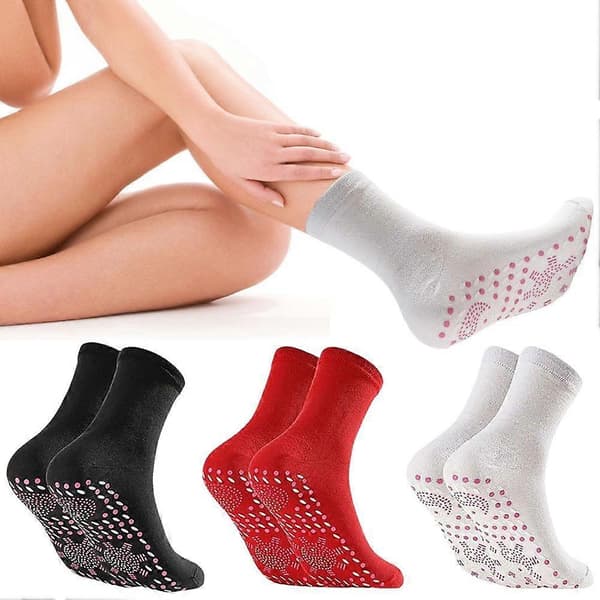 Vinterkolde-resistente Varme Sokker Absorberer Sved Fod Akupunkt Massage Sokker