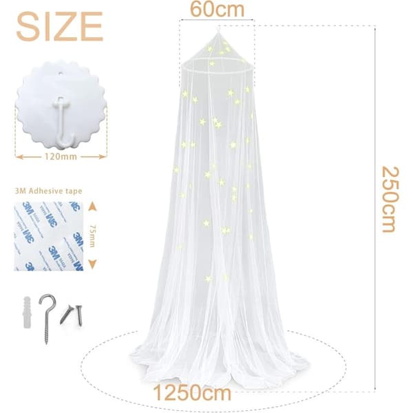Dome Mosquito Net, Single/Double Bed Mosquito Net, Bed Canopy Mosquito Net, Cot Mosquito Net, Four-Poster Bed Mosquito Net, Large Dome Bed Mosquito