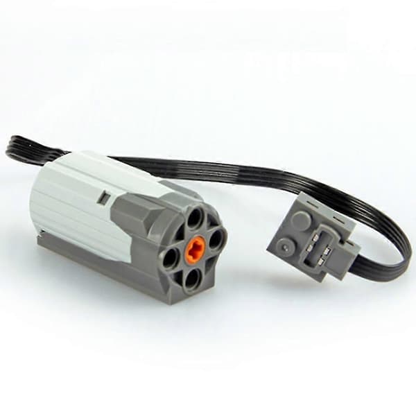 Byggkloss M-Motor 8883 Elektrisk til Power Functions Monteret grå gray