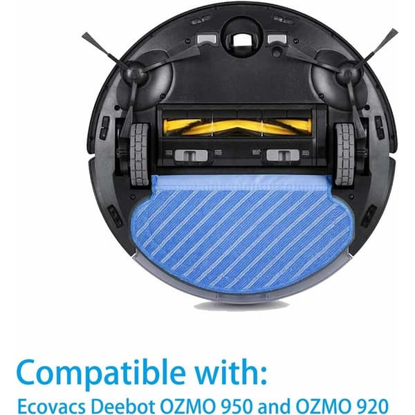 Klær tilbehørsservietter for Ecovacs robotstøvsuger DEEBOT OZMO 950 OZMO 920 Triomphe 4 stk