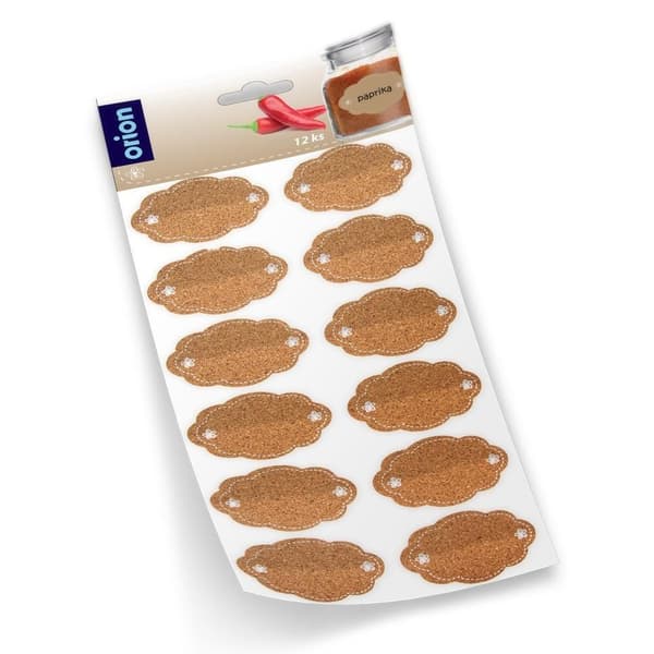 Selvklebende etiketter for krukker 12 stk