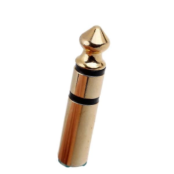 6,35 mm til 3,5 mm adapter gullbelagt 6,35 hann til 3,5 hunn pluggkonverterer