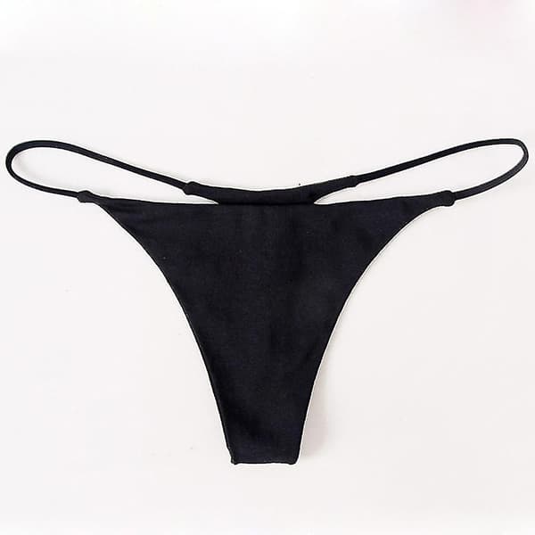 Sexy truser Plus Size Undertøy Stringtruser Lav Midje S-XL Tynne Stropper Bikini Bomull