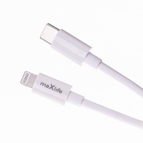 iPhone hurtigoplader 20W + opladningskabel med USB-C til Lightning