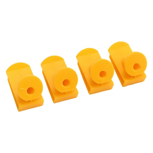 8PCS Engine Base Screw Clip A0019913970 Yellow Underbody Mounting Clips Replacement for Smart Fortwo W450 W451 Models
