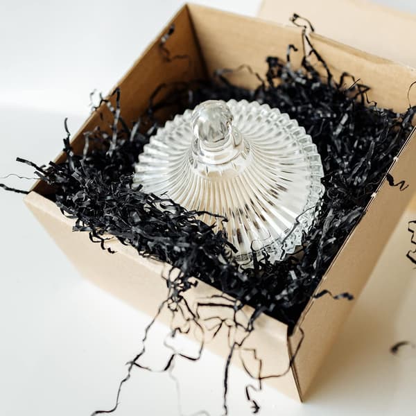 200g Krossat Strimlat Papper Svart Kraftpapper - Julförpackning - Krossad Förpackning - Presentförpackningsfyllning - Tom Fylld Korg