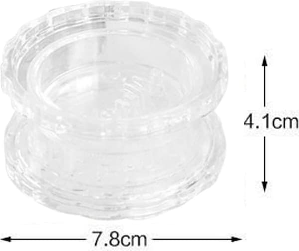 Garlic Twister, Garlic Press, Manual, Herb Grinder, Ginger Press, Dishwasher Safe, Transparent, Easy to Shred, Versatile, Silver