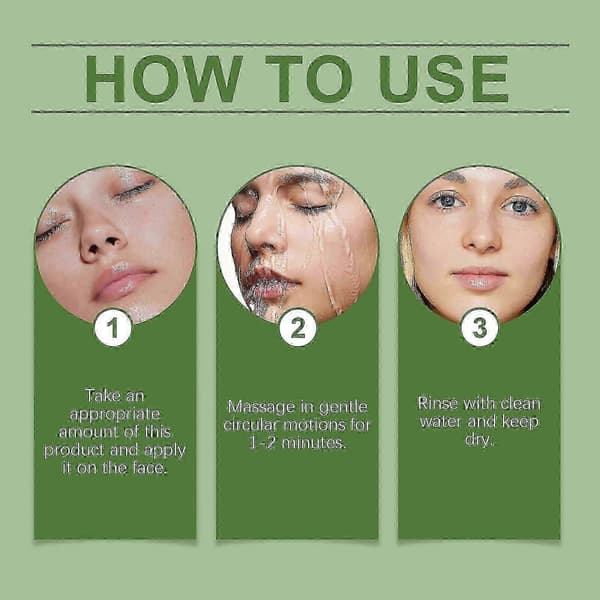 Green Tea Makeup Remover Oil Gently Removes Makeup for Face, Eyes, and Lips With