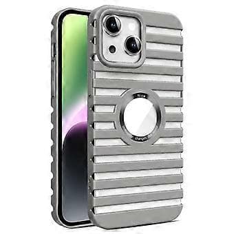 Kompatibelt etui til iPhone 14, kompatibelt med Magsafe, varmeafledende hult PC-telefonetui (grå)