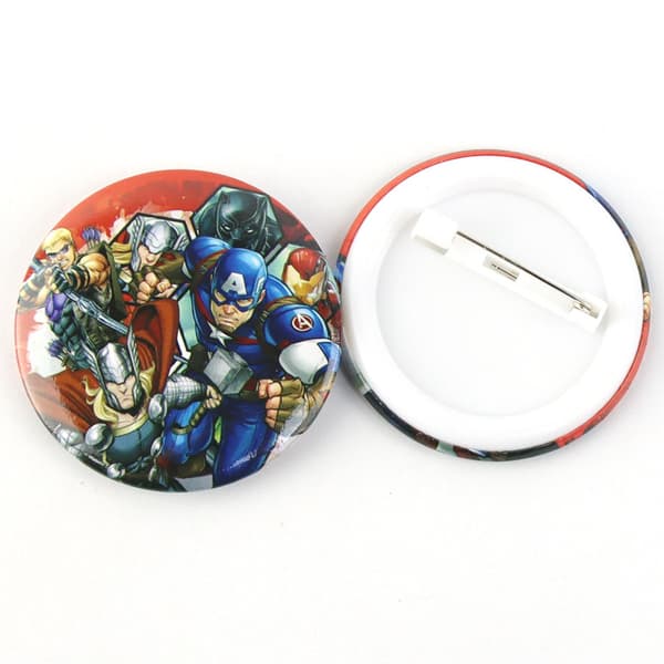12-pakning Captain America runde merker