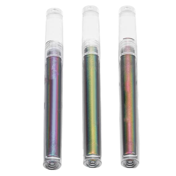 3 Pcs Liquid Eyeshadow Quick-Drying Water-Based Dazzling Glitter Color-Changing Liquid Eyeshadow Gift Box Set 3ml