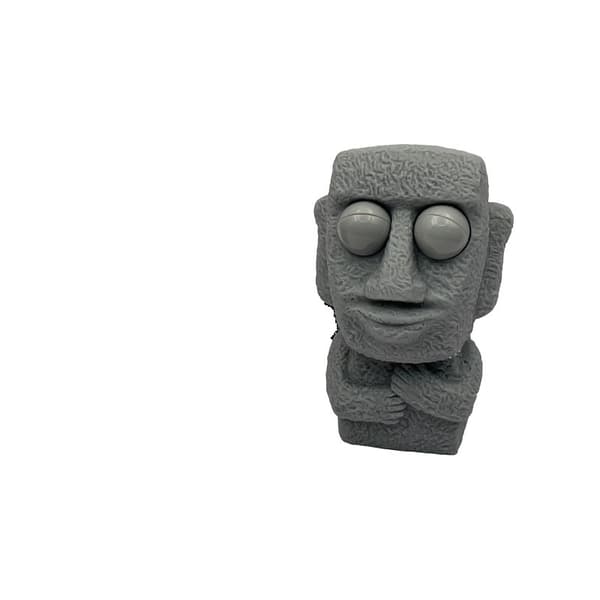 Puristuslelut ulkonevilla silmillä Mini Rock Man Stress Relief