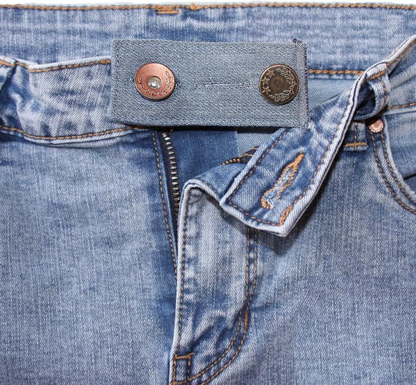 4 stk. Denim Taljeforlængerknap til Jeans og Nederdele Komfortabel Meta