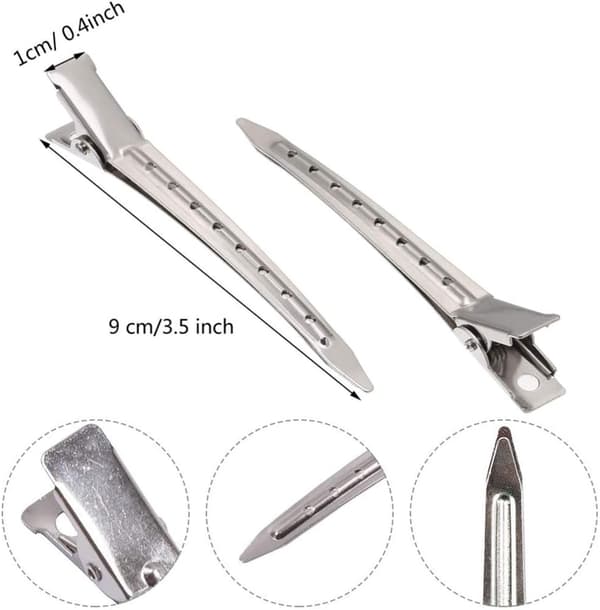 Krokodillehårklemmer, Metallkrokodilleklemme, Profesjonelle Tenner