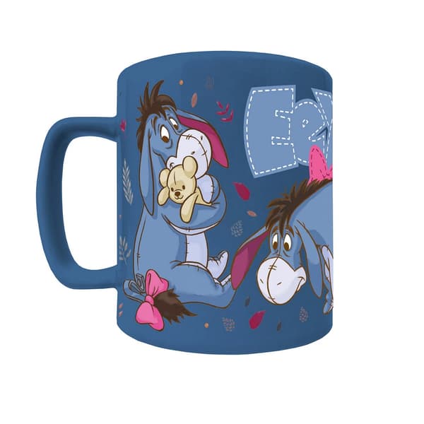 Nalle Puh Fluffig Ior Mugg Storlek Blå Blue One Size