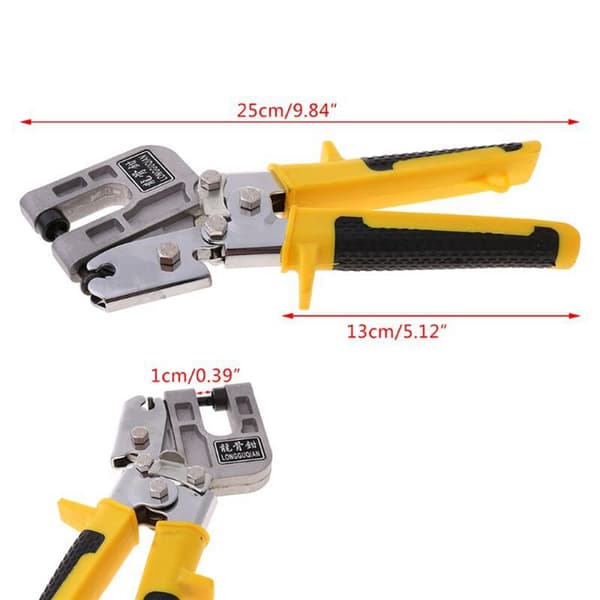 Stud Crimper Tool, One-Hand Aluminum Pliers for Fastening Metal and Decorative Gadgets