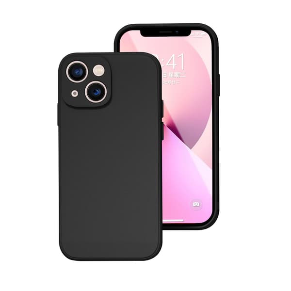 Silikondeksel til iPhone Svart Svart one size Svart one size