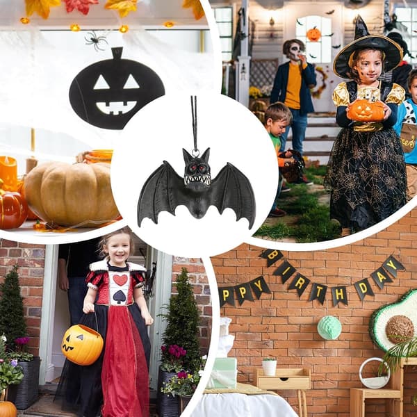 flagermus-dekoration, Halloween-etiketter, spøgelse, flagermus B - B