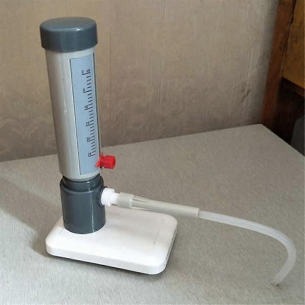 Lab Bench Dispenser Economical Semi-Automatic Liquid Dispenser Sleeve Type 5-25ml Adjustable Liquid Addition