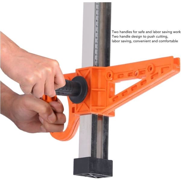 Debuns - Manual Drywall Cutter - Adjustable Cutting Width 20-600 mm - Dual Handle Design - Durable Iron Blade