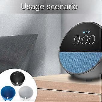 Silicone Case Shockproof Scratch-Resistant Protective Cover Speaker Protector Soft Flexible Protective Case Black (Black)