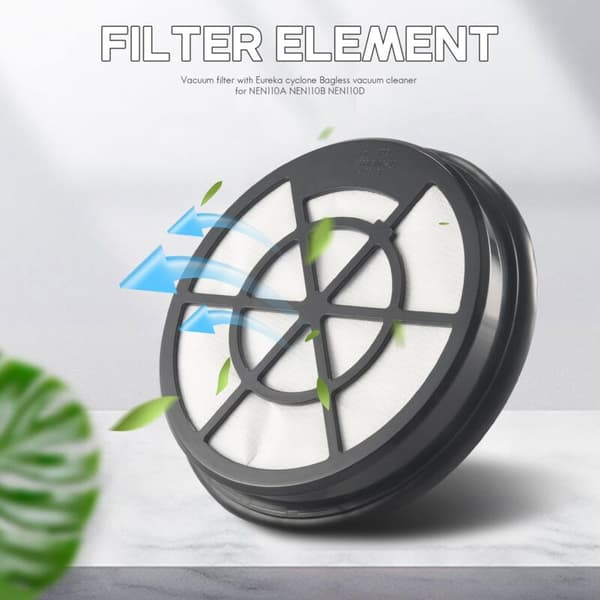 Dammsugarfilter Kompatibelt med Eureka Whirlwind Påslösa Behållardammsugare Passar NEN110A NEN110B NEN110D