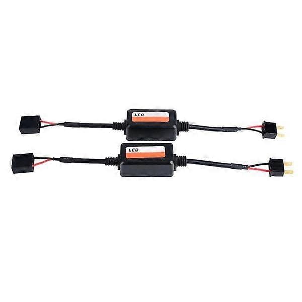 Pakke H7 Automotive Lastmotstand Feil Eliminator LED Dekoder Canbus Trådløs Lysadapter