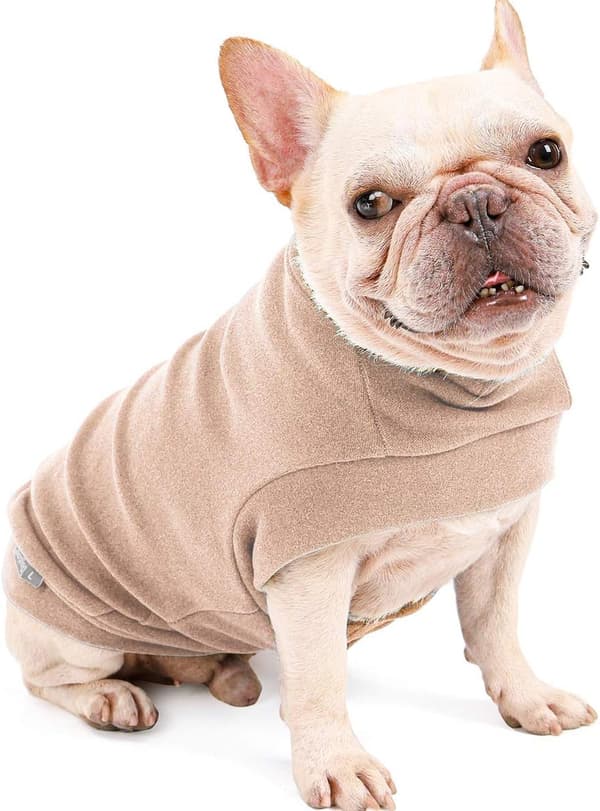 Bløde fleeceveste til små hunde og katte, brune, størrelse S