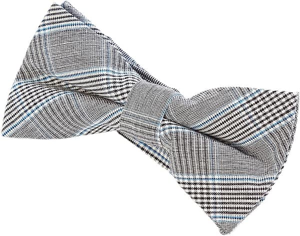 Herre Bomullsfluga 12 x 6 cm Tweed-look Justerbar og Klar til Bruk