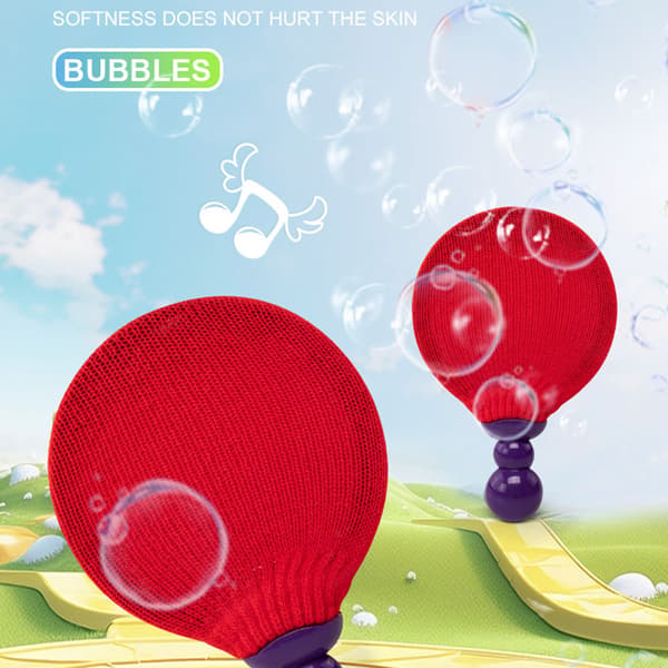 Bubbles Ball Racket Leksaker Förälder-barn Interaktiv Bubbles Ball Bat För Parker A A