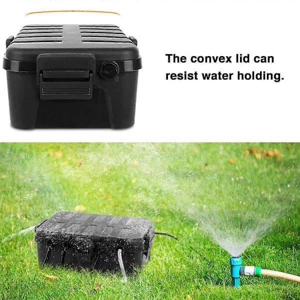 Waterproof Outdoor Electrical Box for Extension Cord, Weatherproof Protection for Outlets, Plugs, Sockets, P[CO]