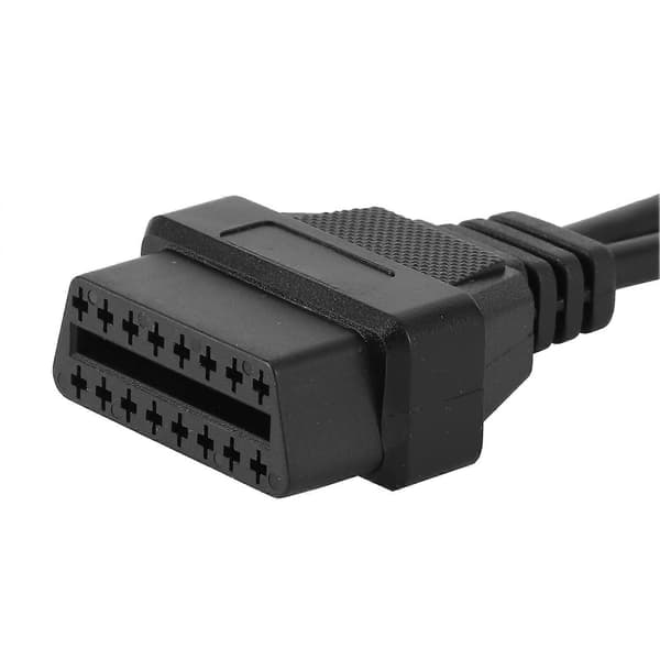 Diagnostisk Adapterkabel 12-Pin OBD1 til 16-Pin OBD2 20cm/7.9in Passer Mitsubishi
