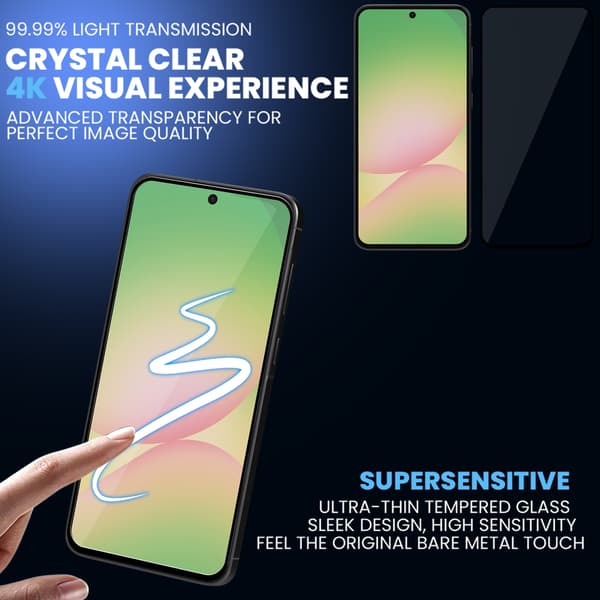 1-pack Samsung A57 Skärmskydd - Härdat Glas 9H - Superkvalitet 3D