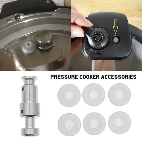 Med 6 tætningsgummiflådventiltætninger til Instant Pot reservedele A6