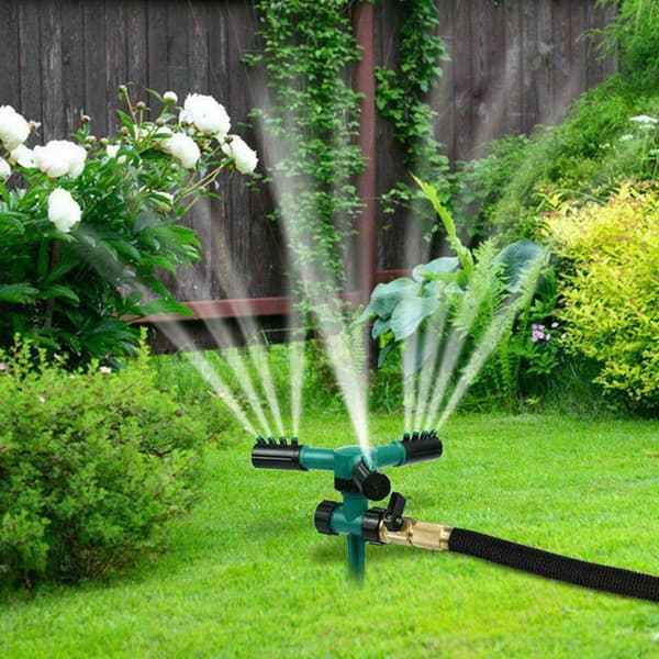 Automatic Rotating Garden Lawn Water Sprinkler Sprayer Irrigation Tool