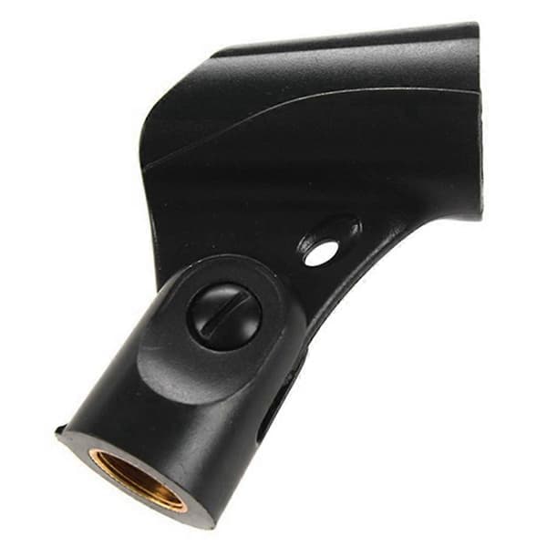 4 universelle mikrofonklemmer med 5/8 tommer hann til 3/8 tommer hunn mutteradaptere