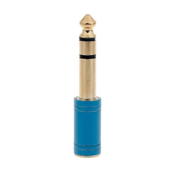 6,35 mm til 3,5 mm adapter gullbelagt 6,35 hann til 3,5 hunn pluggkonverterer