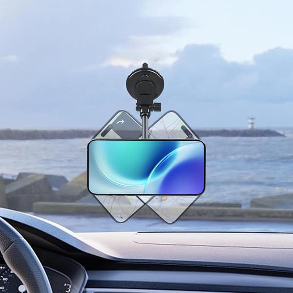 Forrude telefonholder lang ledhals magnetisk universal -