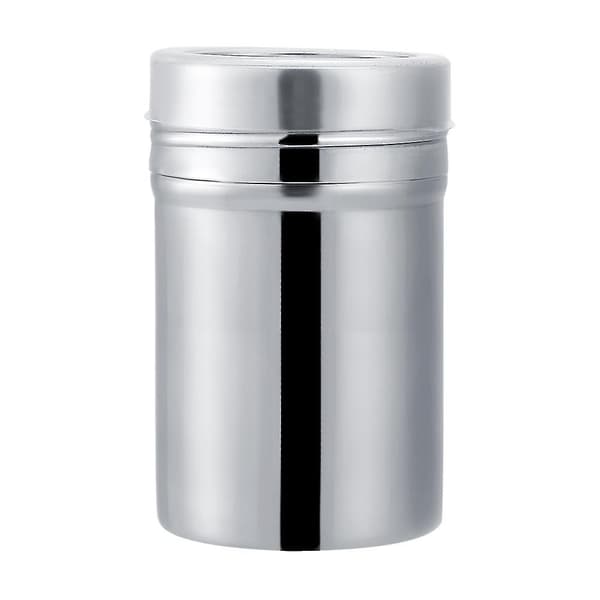 Krydderdispenser i rustfrit stål Krydderflaske i rustfrit stål Holdbar krydderkrukke Kaffeflaske Køkkenredskab (大号) [DB]