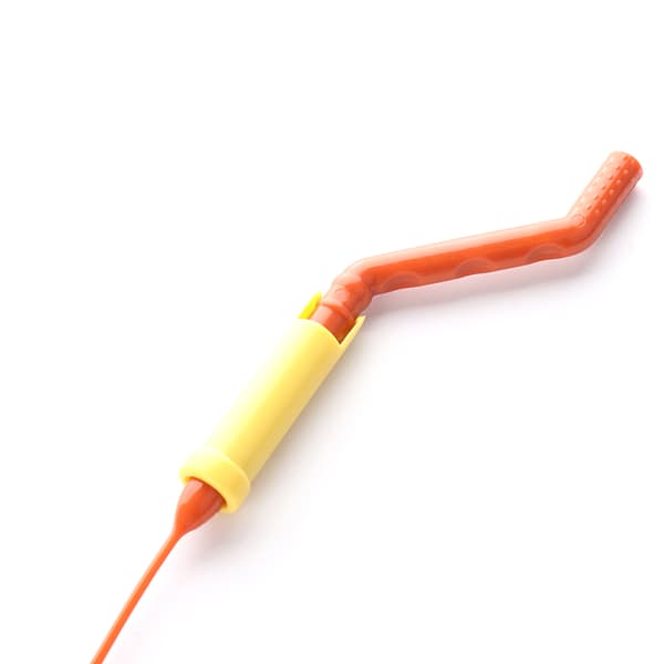 Drain Hair Remover - Easy to Use - 360 Degree Rotating Handle - Strong ABS PA Drain Cleaning Brush - Orange