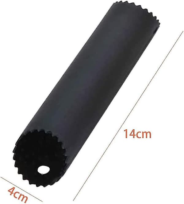 Garlic Peeler Roller Set, Food-Grade Silicone, Easy-to-Clean Kitchen Tool for Home Cooking, Black 2-Pack