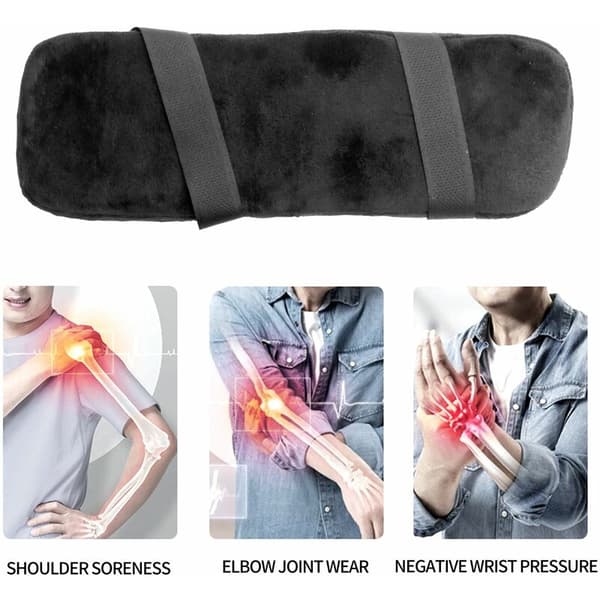 2 stk stolarmlensputer Ultra-Memory Foam Pillow Cushion, Universal Passform, for hjem eller kontor, for albueavlastning