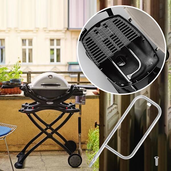 Weber gasgrilltilbehør i rustfrit stål til madlavning A A