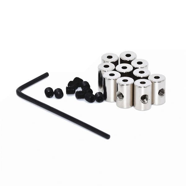 Pin Locks Pin Backs Locking Clasp with Wrench 10 Pieces Locking Pin Holders (FMY) A A