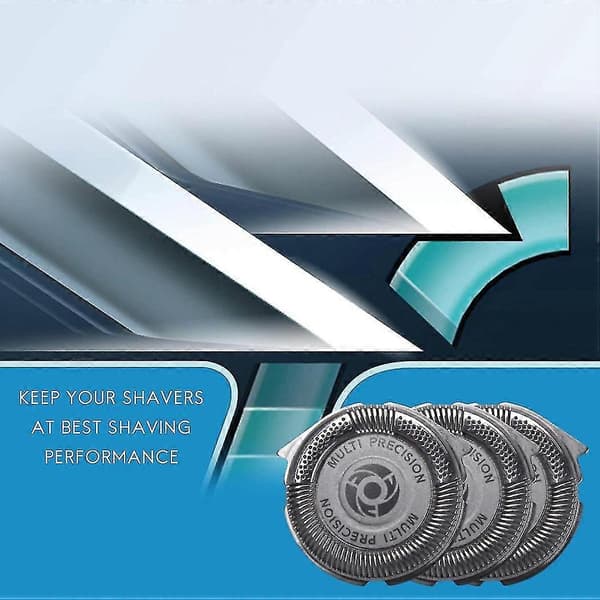 6-pack Sh50 Replacement Heads for 5000 Series Shavers, S5000 S5420 S5380 S5351 Multiprecision Blades-XinHan